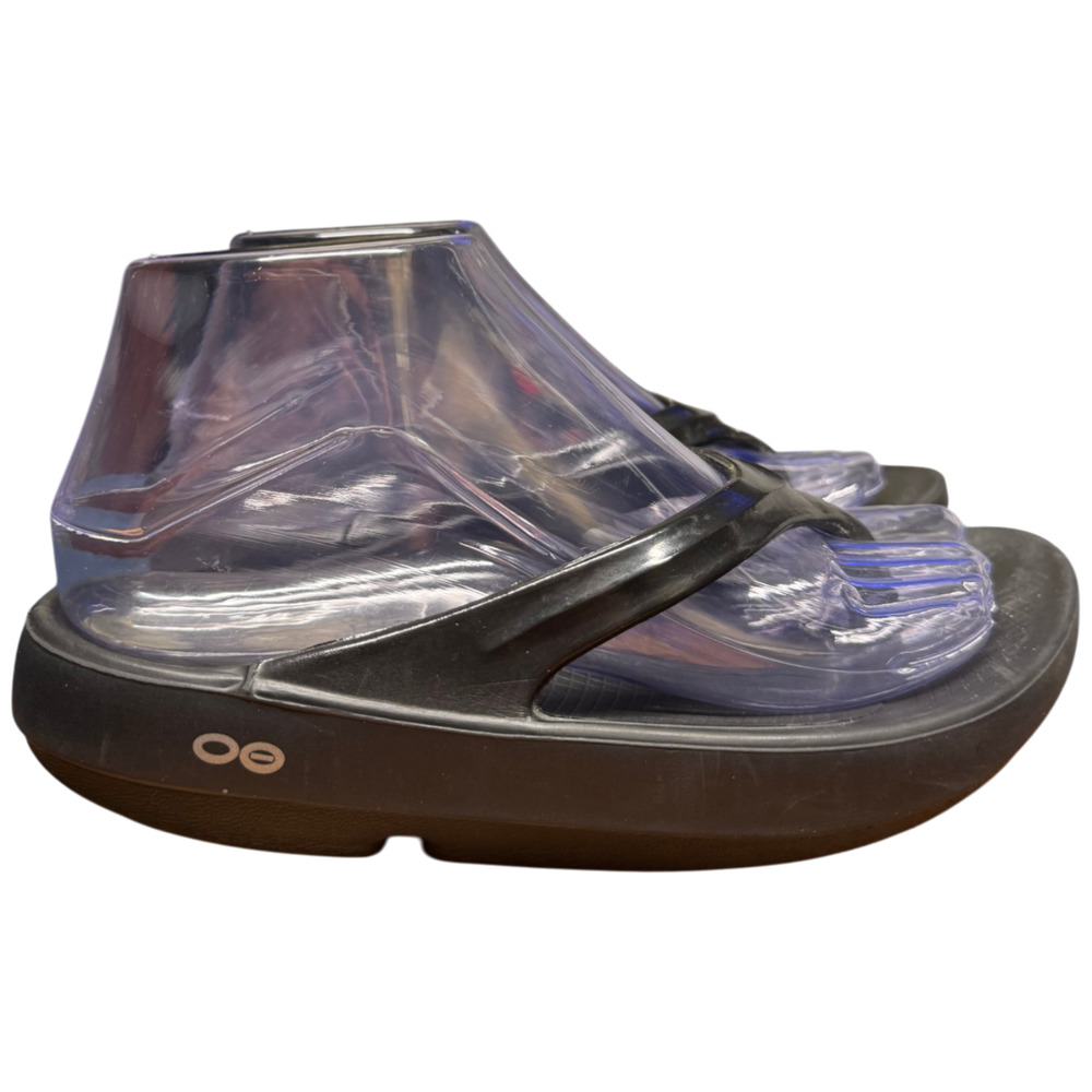 OOFOS OOlala Women's 7 Recovery Sandals Comfort Flip Flops Thong Recovery - Picture 4 of 13